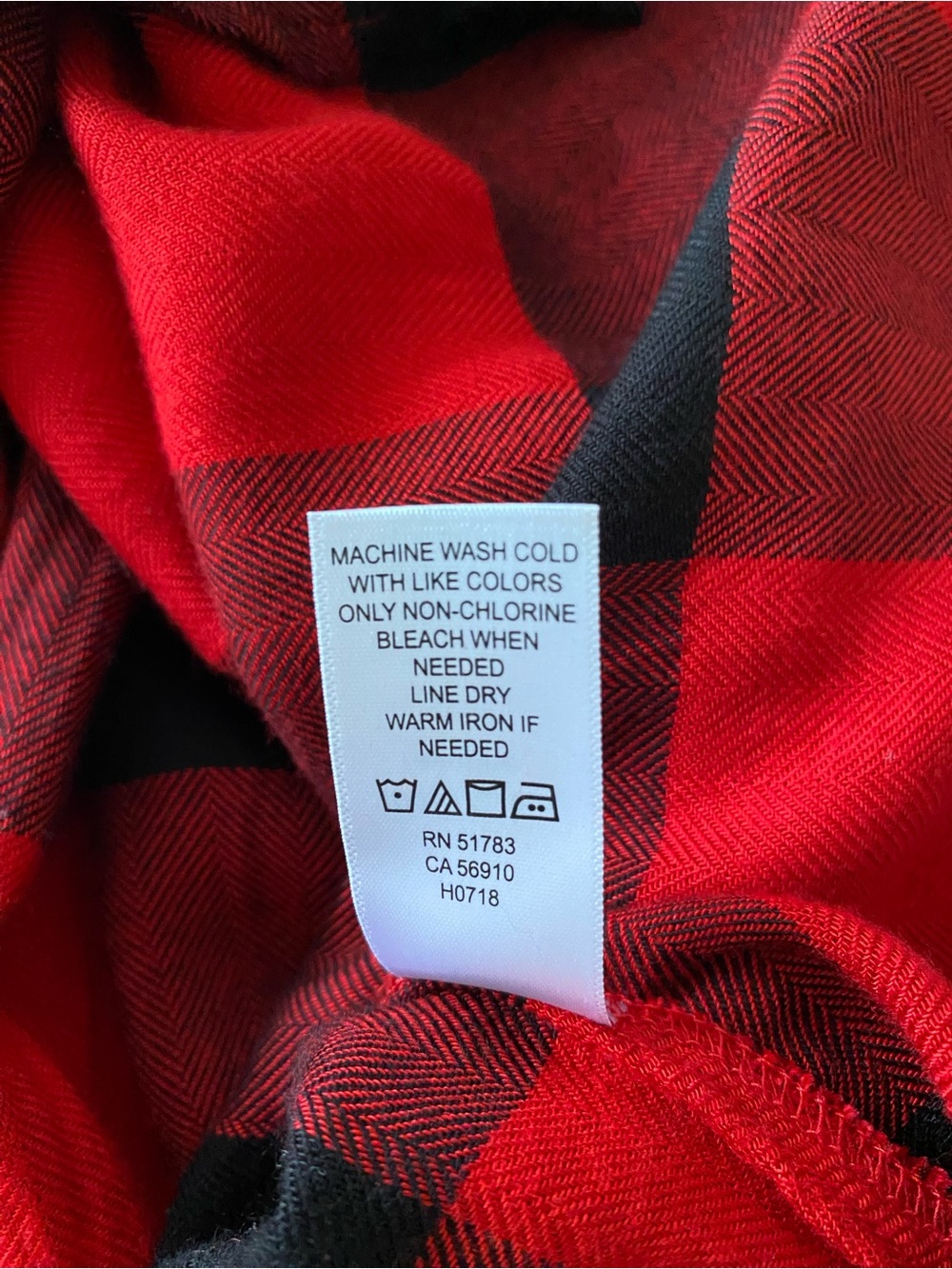 Maurices | Red/Black Buffalo Plaid 100% Rayon Tab-Sleeve Button-Down Shirt Sz 2X - Picture 12 of 16